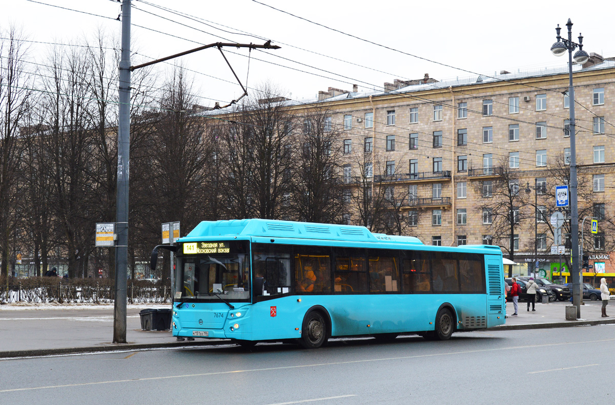 Санкт-Петербург, ЛиАЗ-5292.67 (CNG) № 7674