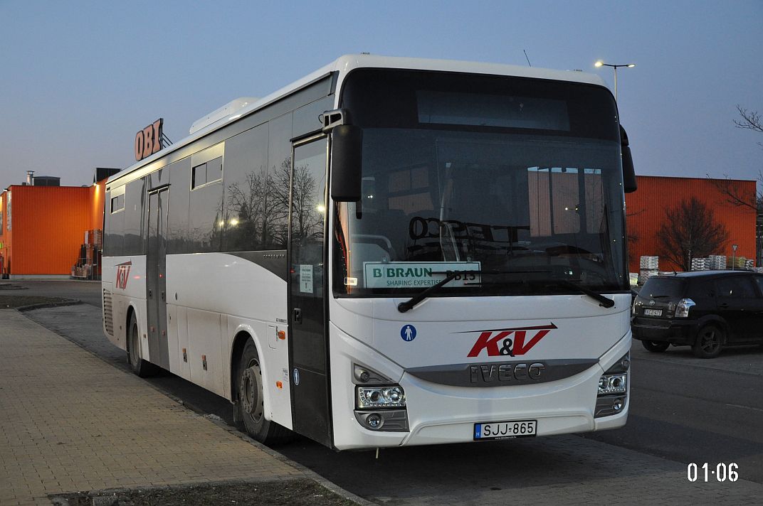 Венгрия, IVECO Crossway LINE 12M № SJJ-865