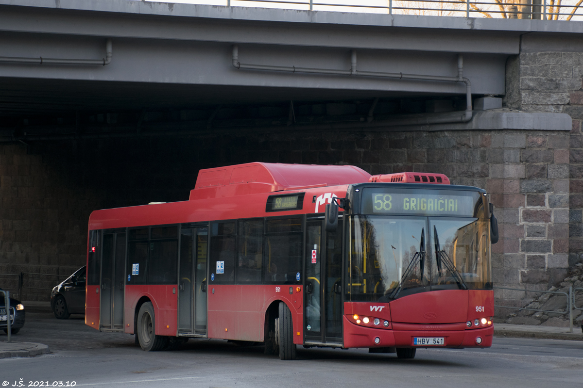 Литва, Solaris Urbino III 12 CNG № 951