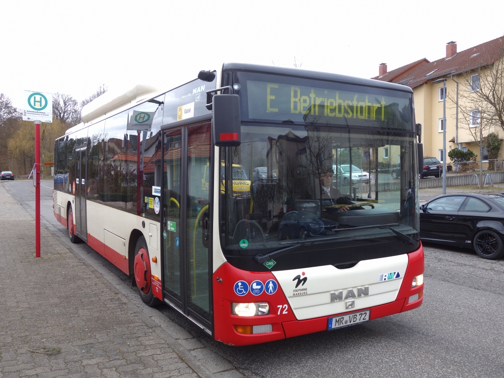 Гессен, MAN A21 Lion's City NL313 CNG № 72