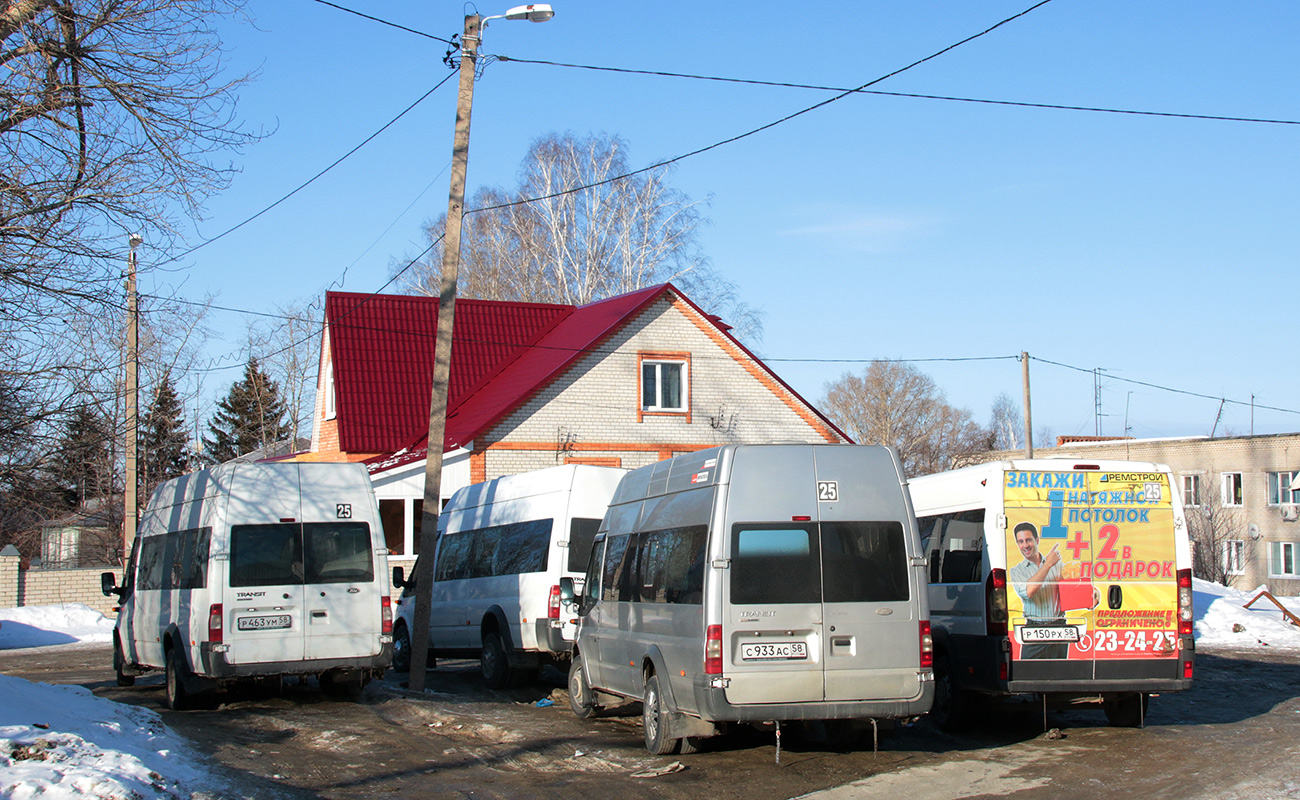 Penza region, Nizhegorodets-222702 (Ford Transit) Nr. С 933 АС 58; Penza region — Avtobusnye vokzaly, stancii i konechnye ostanovki