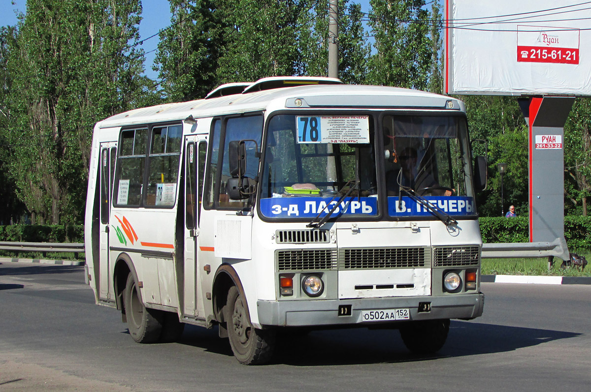 Нижегородская область, ПАЗ-32054 № О 502 АА 152