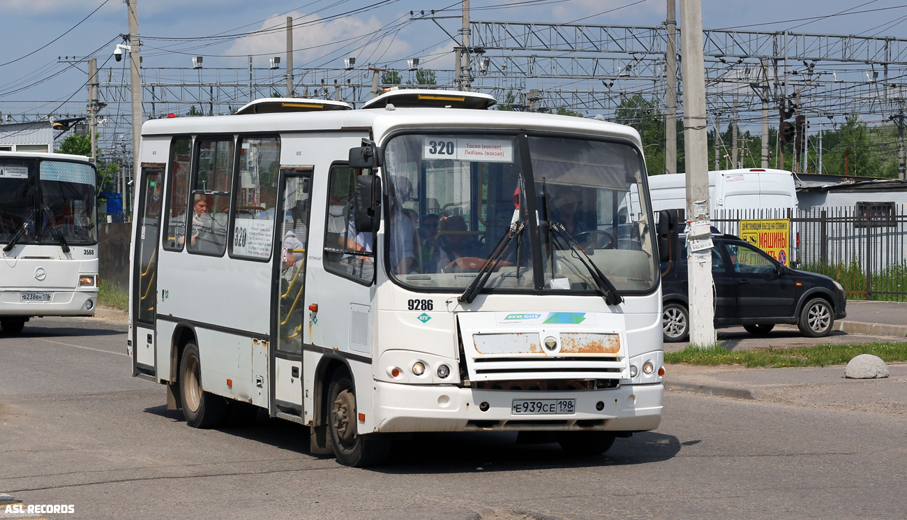 Ленинградская область, ПАЗ-320302-08 № 9286