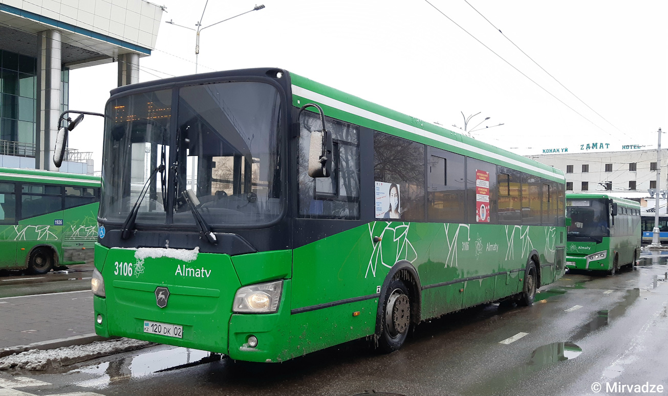 Алматы, ЛиАЗ-5293.60 № 3106