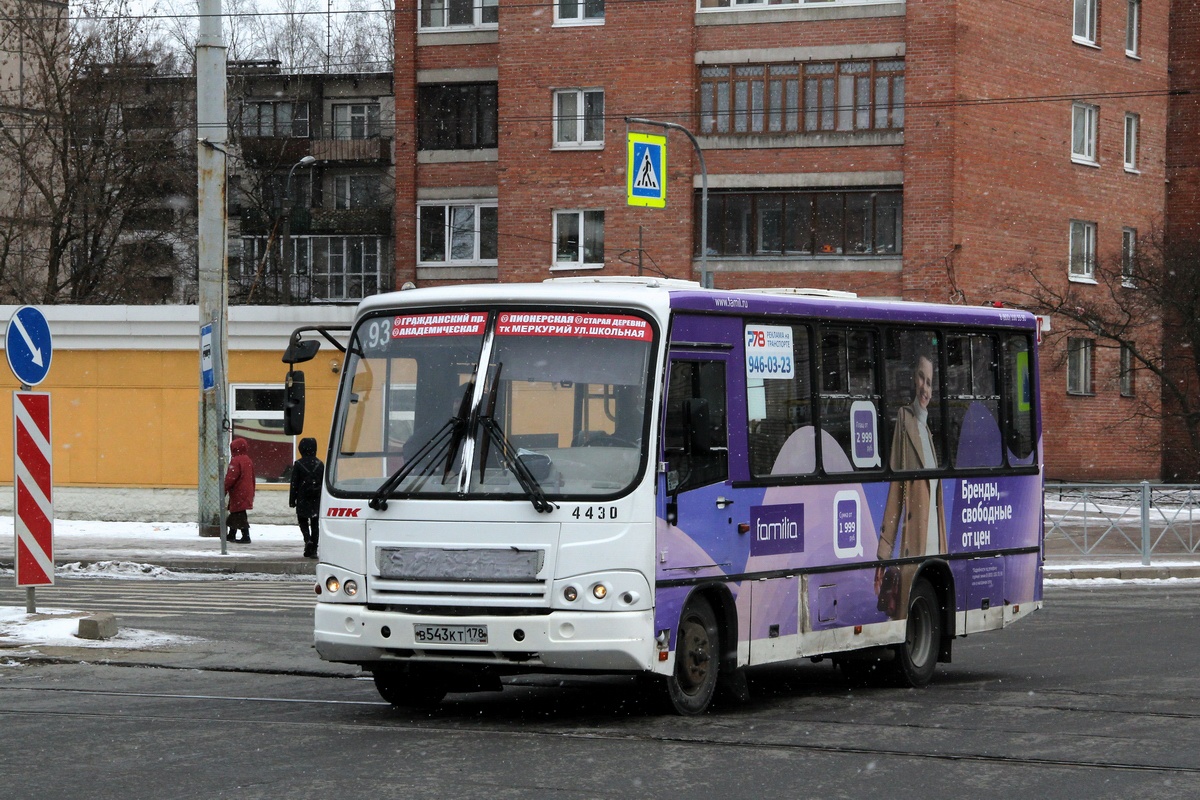 Санкт-Петербург, ПАЗ-320402-05 № n430