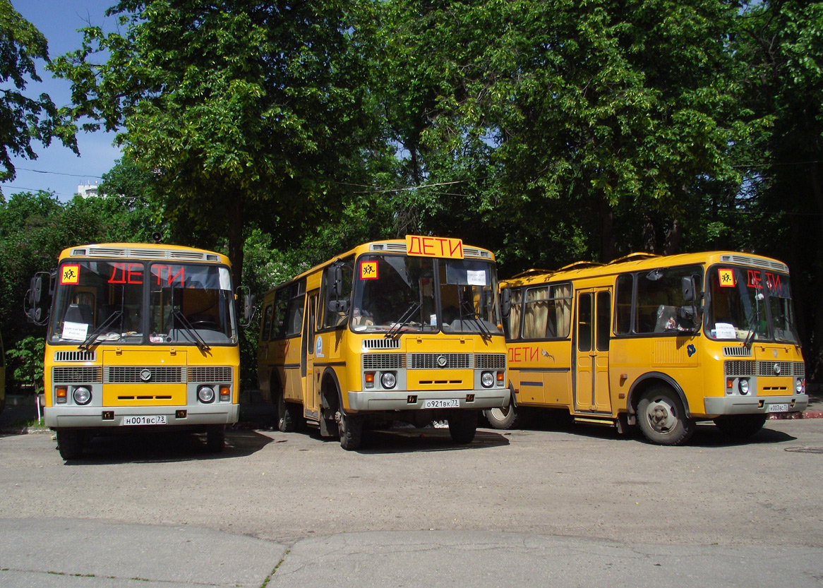 Ульяновская область, ПАЗ-32053-70 № Н 001 ВС 73; Ульяновская область, ПАЗ-3206-110-70 № О 921 ВК 73; Ульяновская область — Разные фотографии