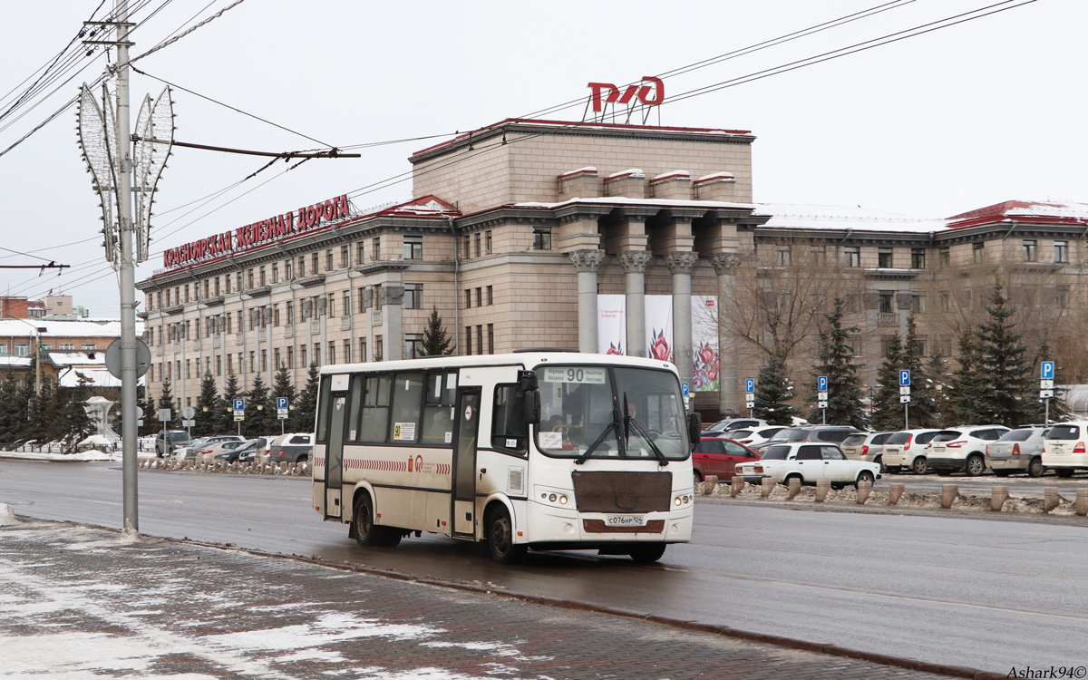 Красноярский край, ПАЗ-320412-05 "Вектор" № С 076 НР 124