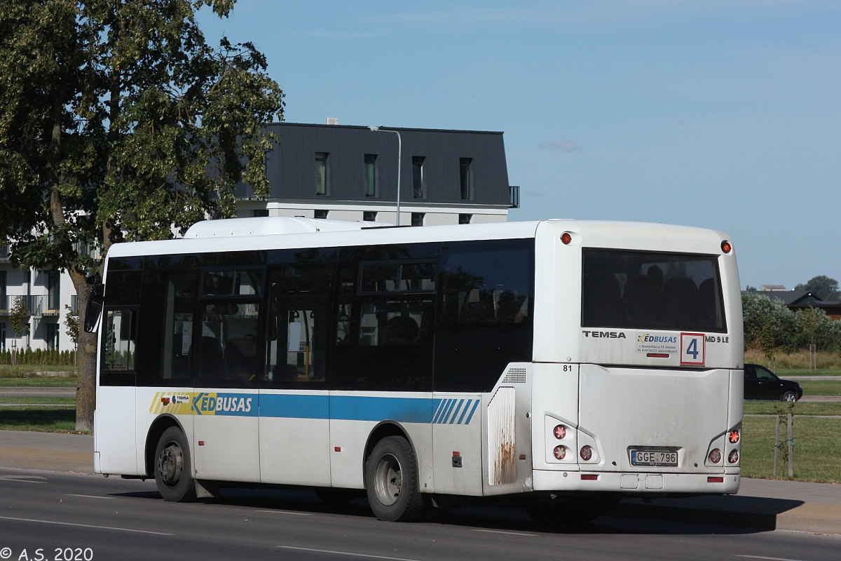 Литва, TEMSA MD9 LE № 81