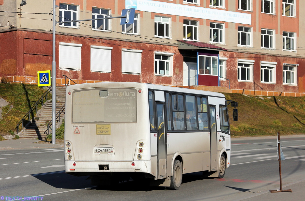 Камчатский край, ПАЗ-320412-04 "Вектор" № 756