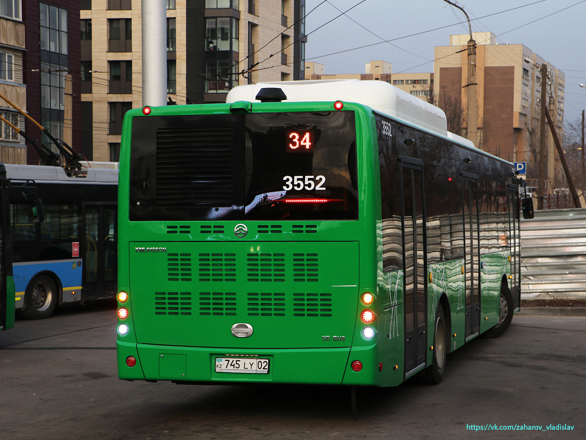 Алматы, Golden Dragon XML6125CN (Hyundai Trans Auto) № 3552