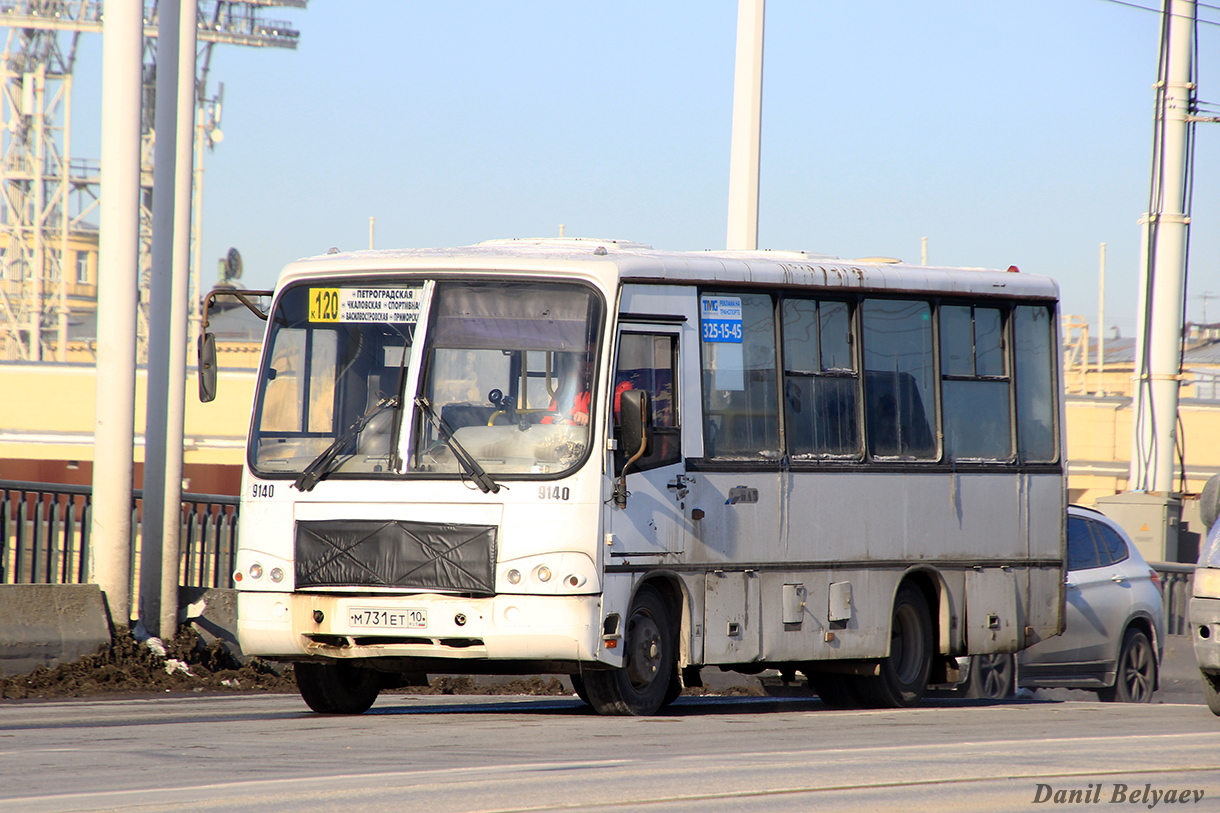 Санкт-Петербург, ПАЗ-320402-05 № 9140