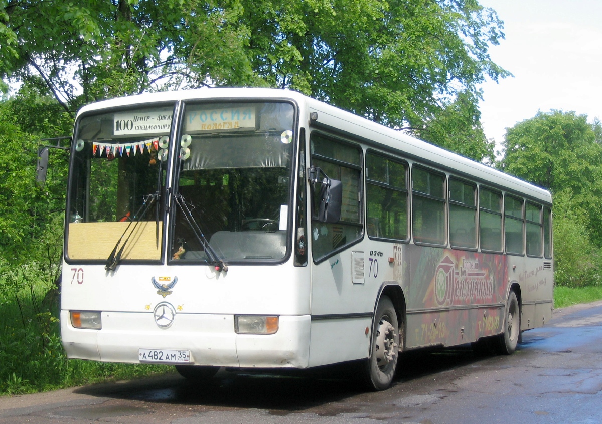 Вологодская область, Mercedes-Benz O345 № 70