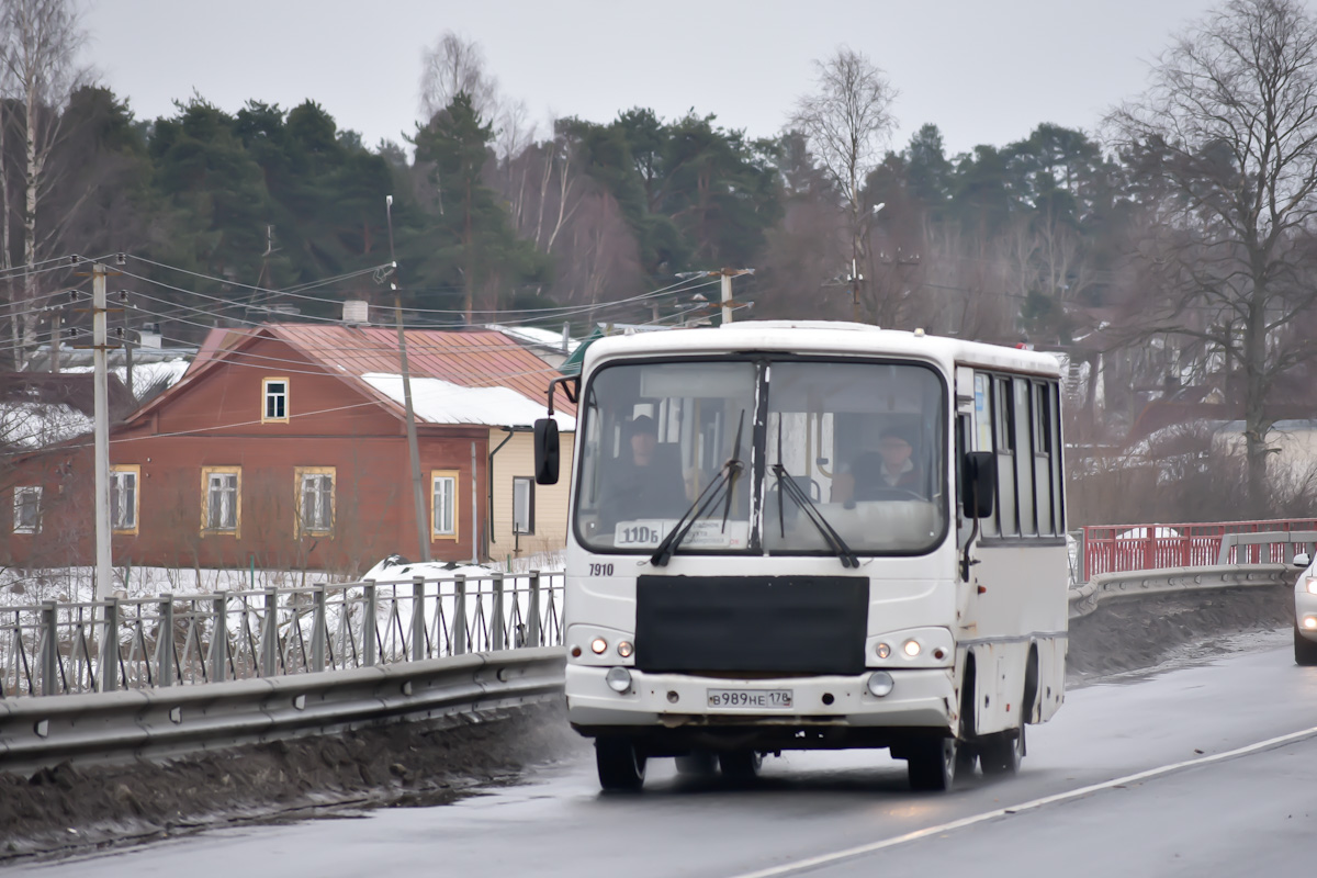 Ленинградская область, ПАЗ-320402-05 № 7910