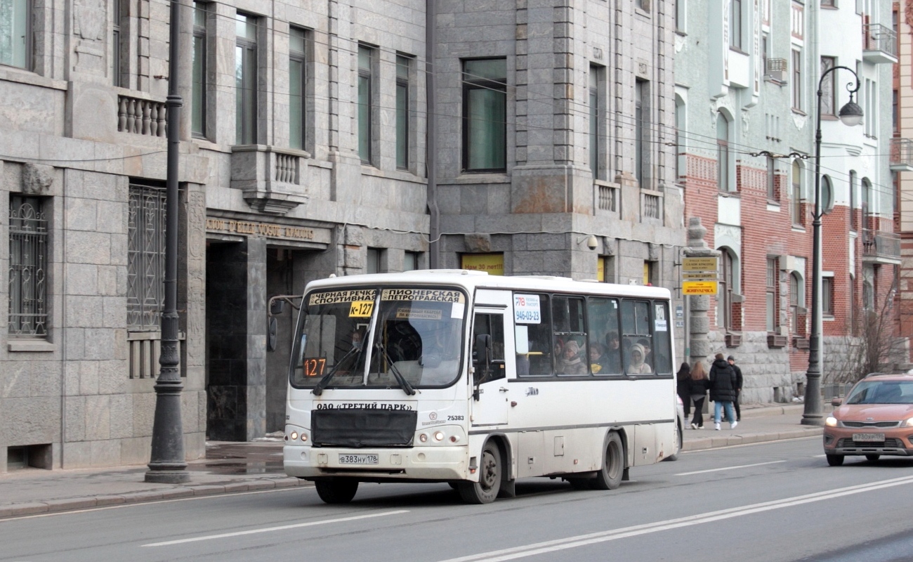 Санкт-Петербург, ПАЗ-320402-05 № В 383 НУ 178