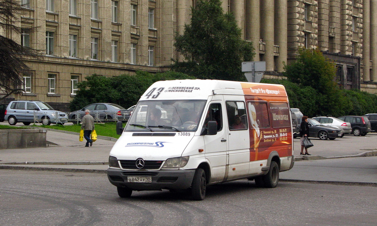 Санкт-Петербург, Mercedes-Benz Sprinter W904 408CDI № 13089