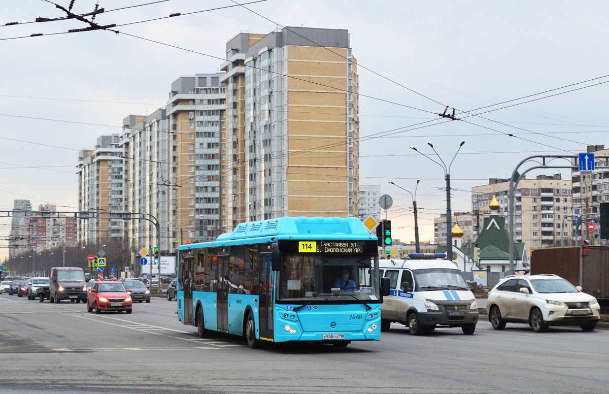 Санкт-Петербург, ЛиАЗ-5292.67 (CNG) № 7648