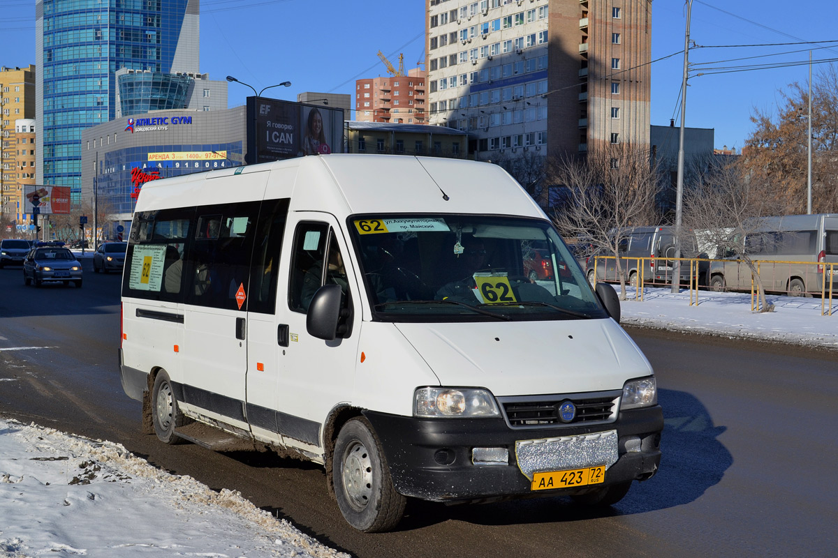 Тюменская область, FIAT Ducato 244 CSMMC-RLL, -RTL № АА 423 72