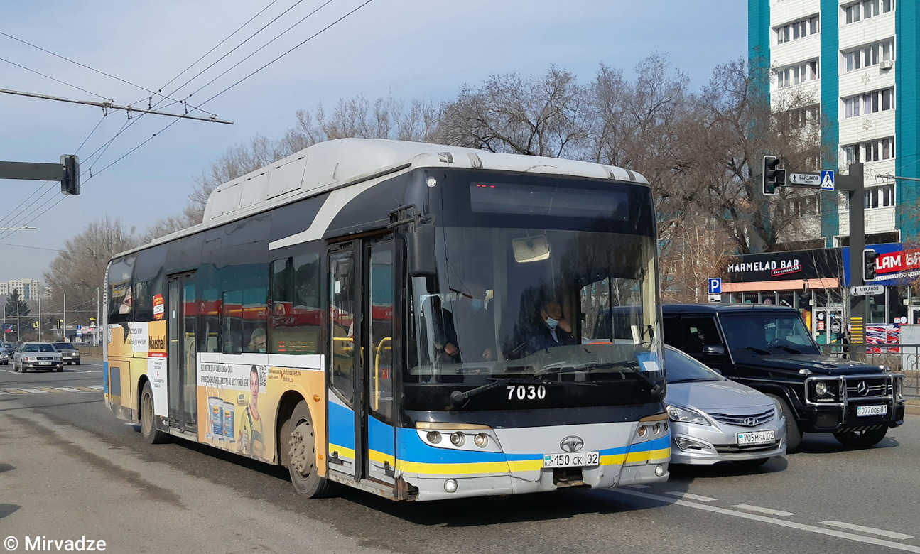 Алматы, Guilin Daewoo GDW6126CNG (СемАЗ) № 7030