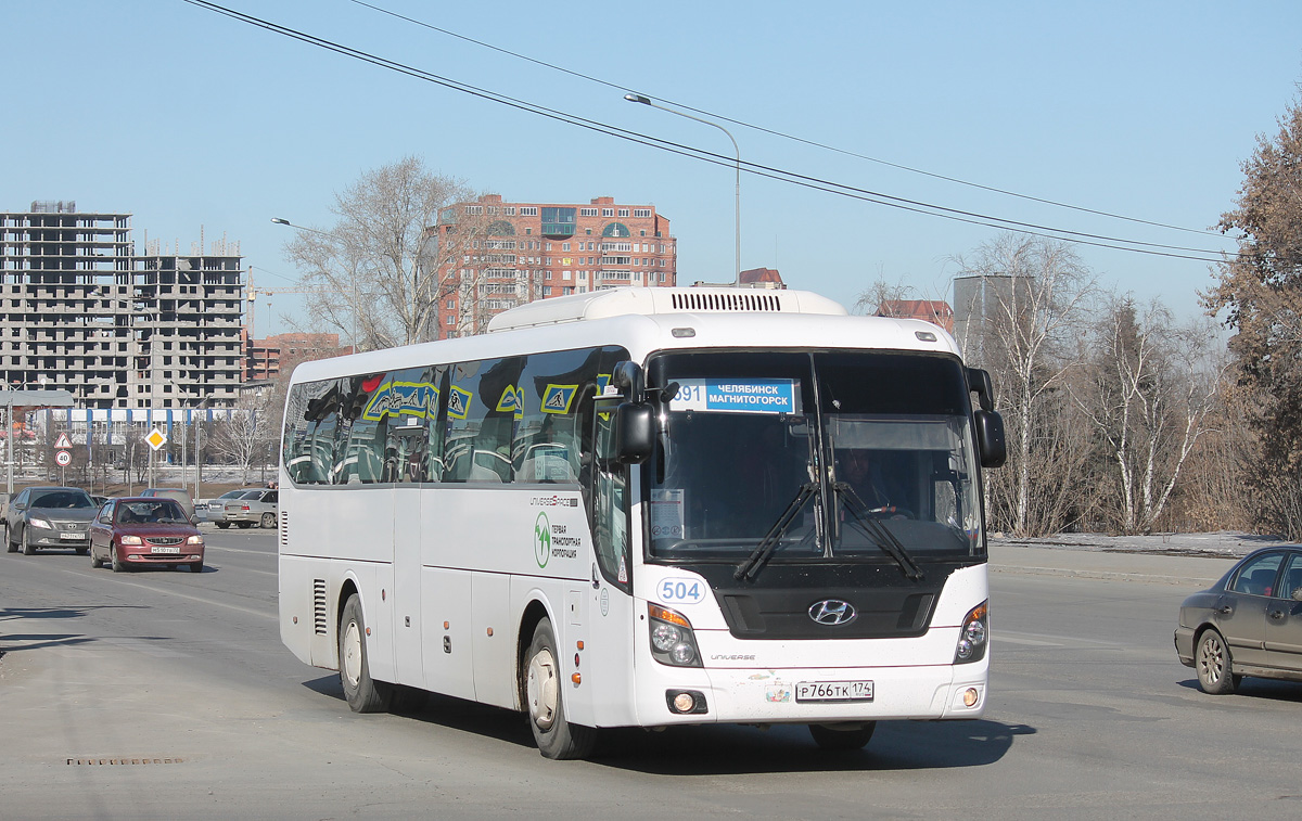 Челябинская область, Hyundai Universe Space Luxury № 504