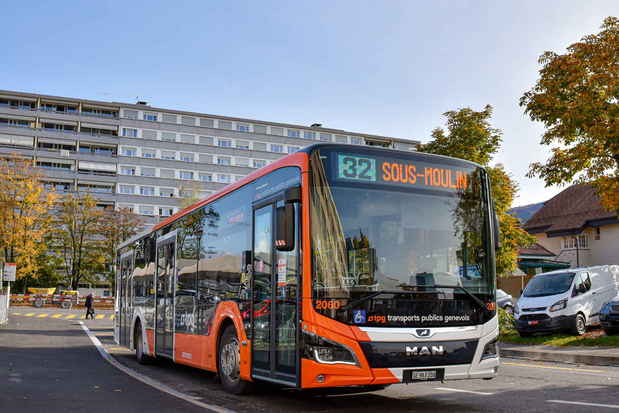 Швейцария, MAN 12C Lion's City 12 NL330 EfficientHybrid № 2060