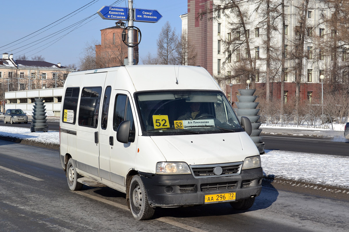 Тюменская область, FIAT Ducato 244 CSMMC, -RT № АА 296 72