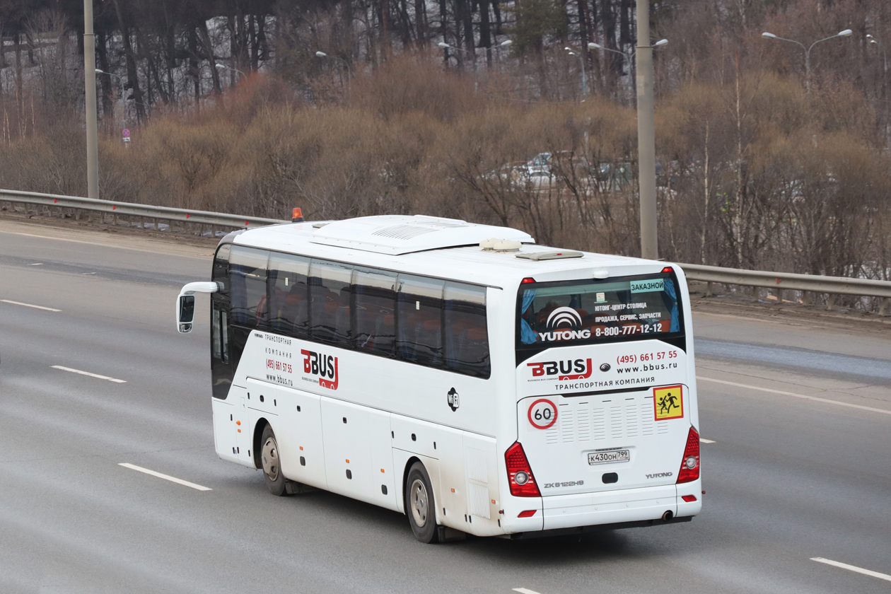 Москва, Yutong ZK6122H9 № К 430 ОН 799