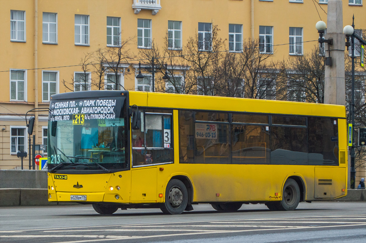 Санкт-Петербург, МАЗ-206.067 № В 028 ВМ 178