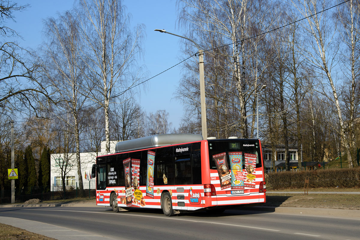 Литва, MAN A21 Lion's City NL273 CNG № 940