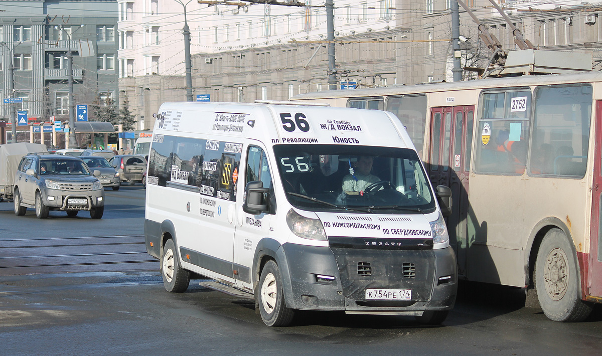 Челябинская область, Нижегородец-FST613 (FIAT Ducato) № К 754 РЕ 174