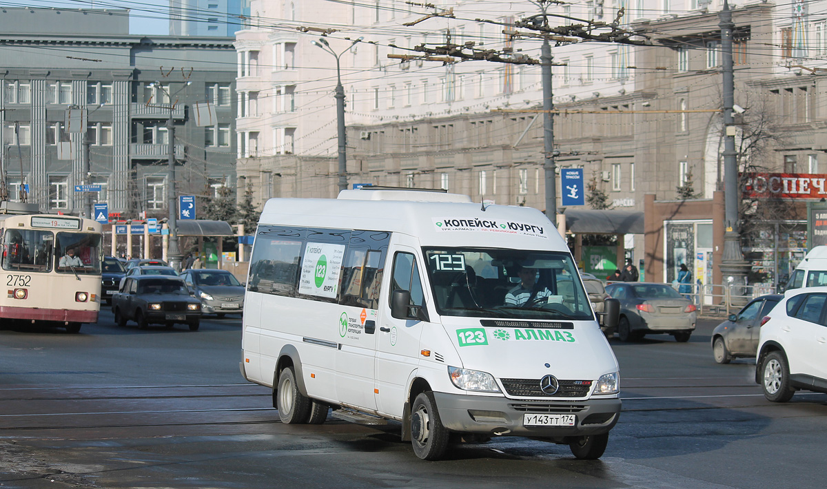 Челябинская область, Луидор-223237 (MB Sprinter Classic) № У 143 ТТ 174