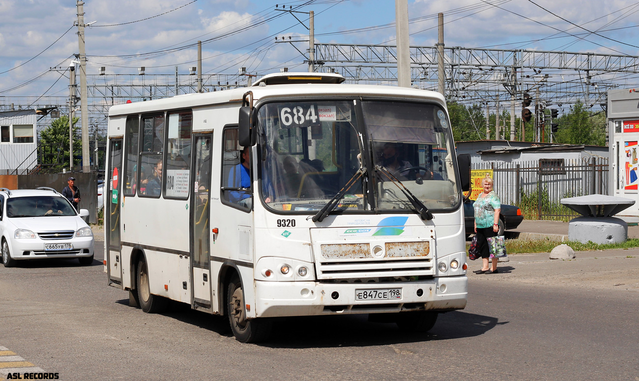 Ленинградская область, ПАЗ-320302-08 № 9320