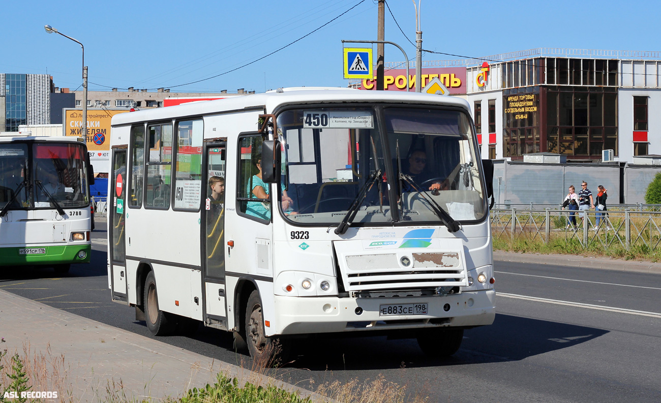 Ленинградская область, ПАЗ-320302-08 № 9323