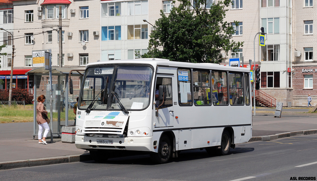 Ленинградская область, ПАЗ-320302-08 № 9323