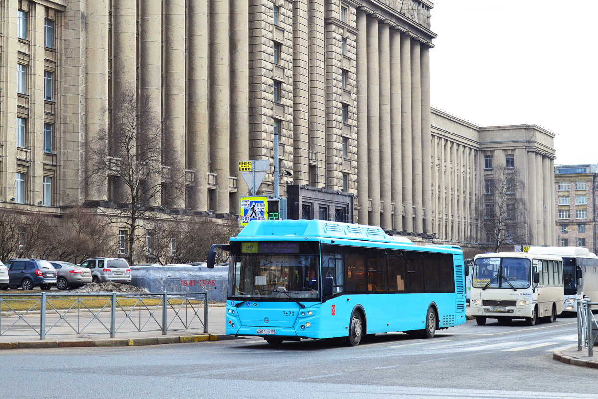 Санкт-Петербург, ЛиАЗ-5292.67 (CNG) № 7670