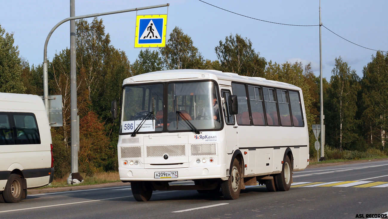 Ленінградська область, ПАЗ-4234-05 № А 209 ЕН 147