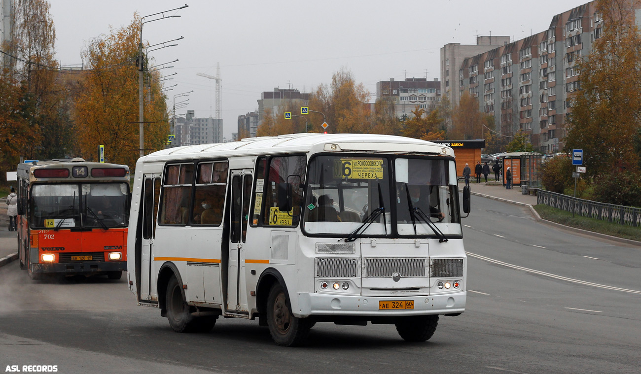 Псковская область, ПАЗ-32054 № АЕ 324 60