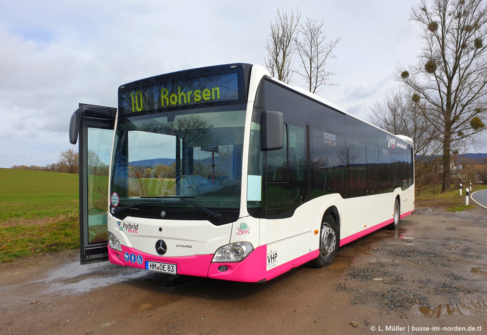 Нижняя Саксония, Mercedes-Benz Citaro C2 hybrid № 83