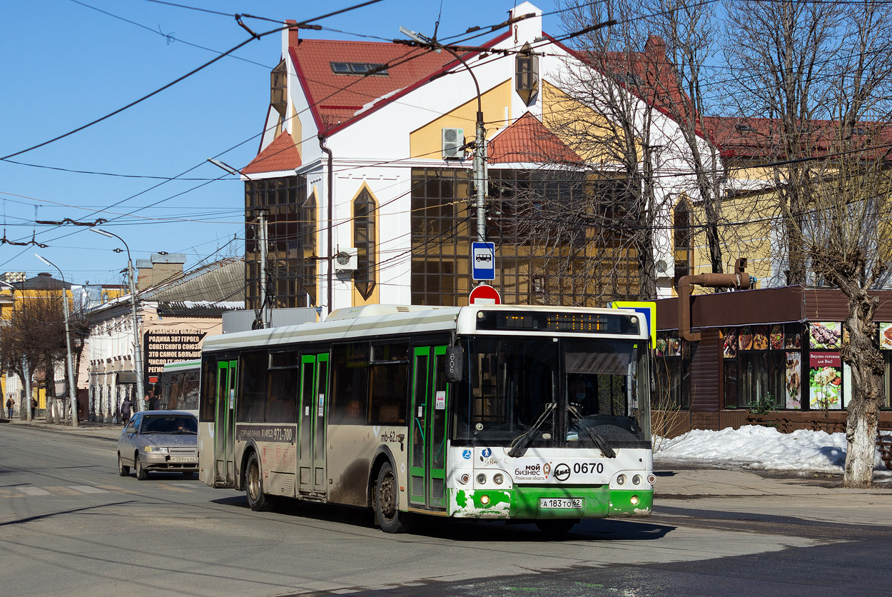 Рязанская область, ЛиАЗ-5292.21 № 0670