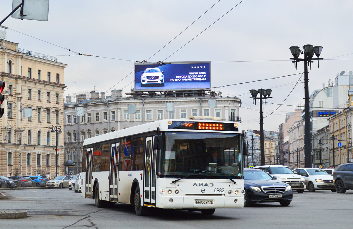 Санкт-Петербург, ЛиАЗ-5292.60 № 6982