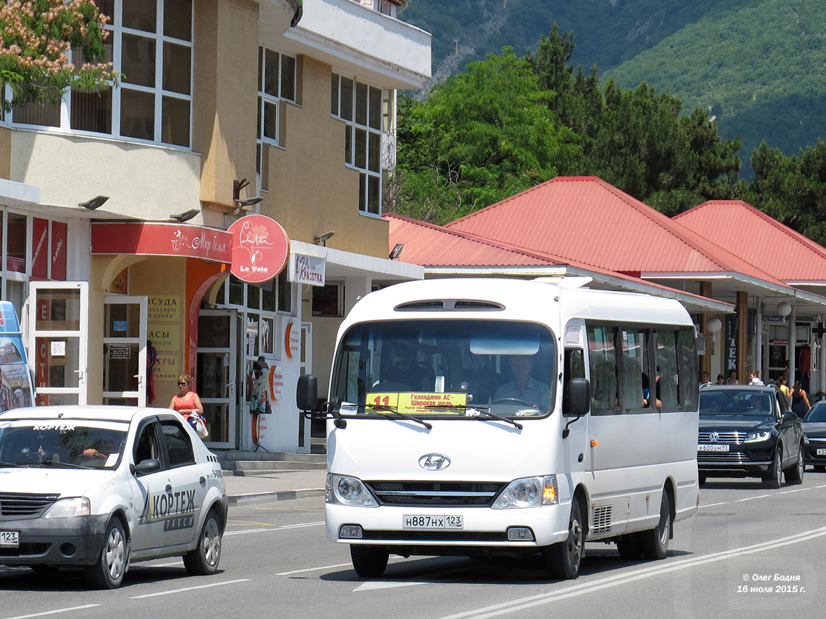 Краснодарский край, Hyundai County Kuzbass № Н 887 НХ 123