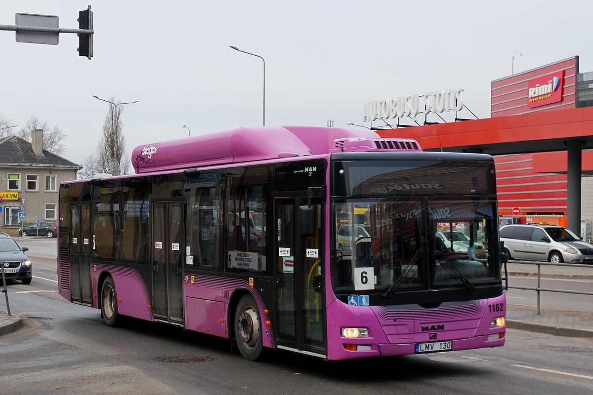 Литва, MAN A21 Lion's City NL243 CNG № 1162