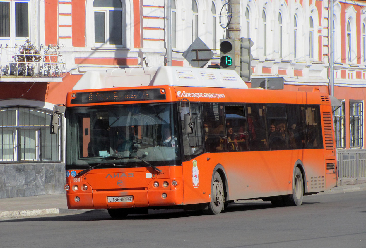 Nizhegorodskaya region, LiAZ-5292.67 (CNG) Nr. 15517