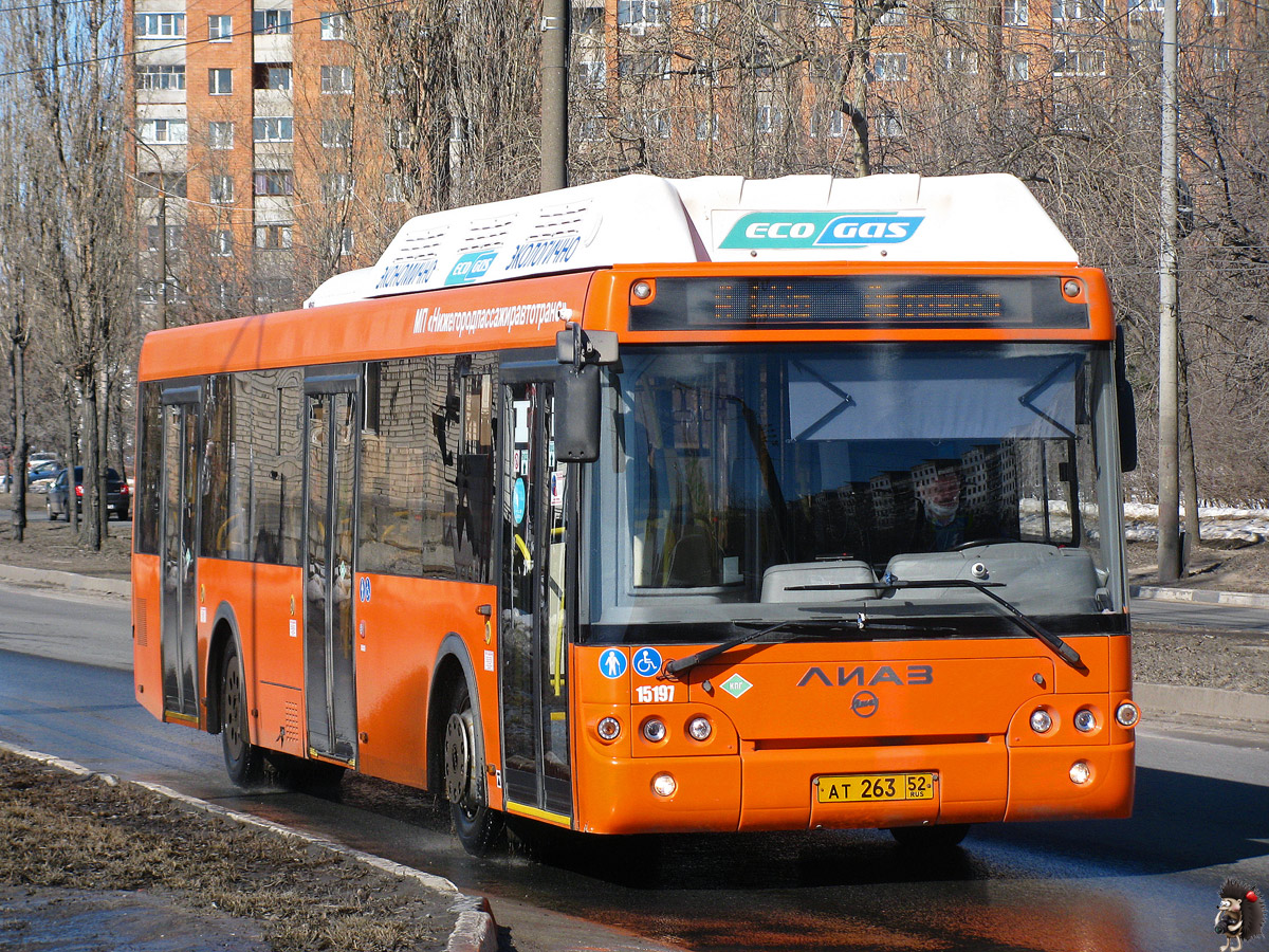 Ніжагародская вобласць, ЛиАЗ-5292.67 (CNG) № 15197