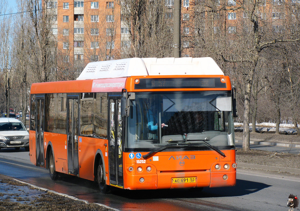 Нижегородская область, ЛиАЗ-5292.67 (CNG) № 15252