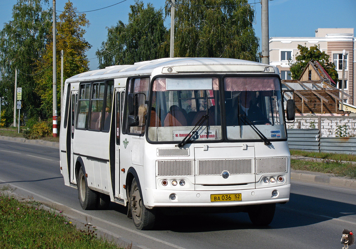 Нижегородская область, ПАЗ-4234-04 № ВА 036 52