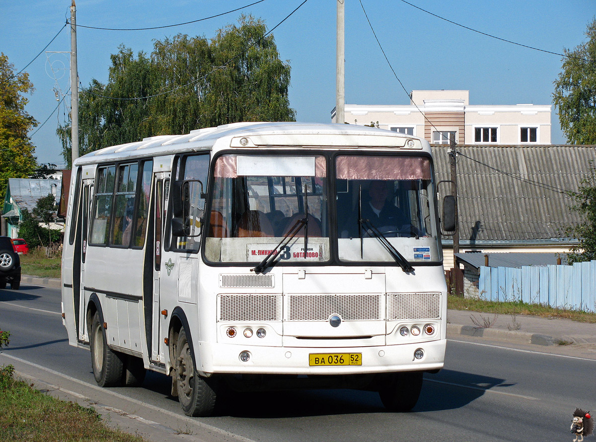 Нижегородская область, ПАЗ-4234-04 № ВА 036 52