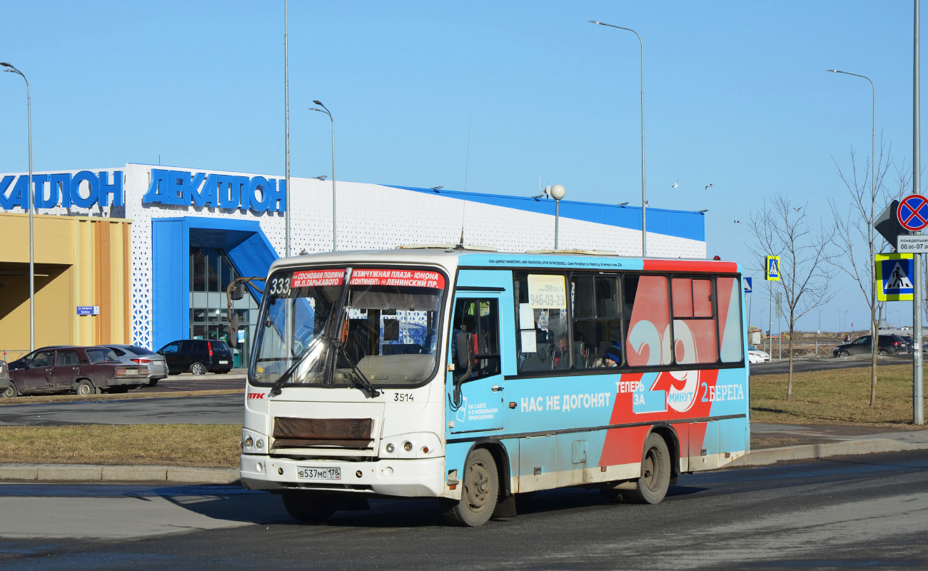 Санкт-Петербург, ПАЗ-320402-05 № n514