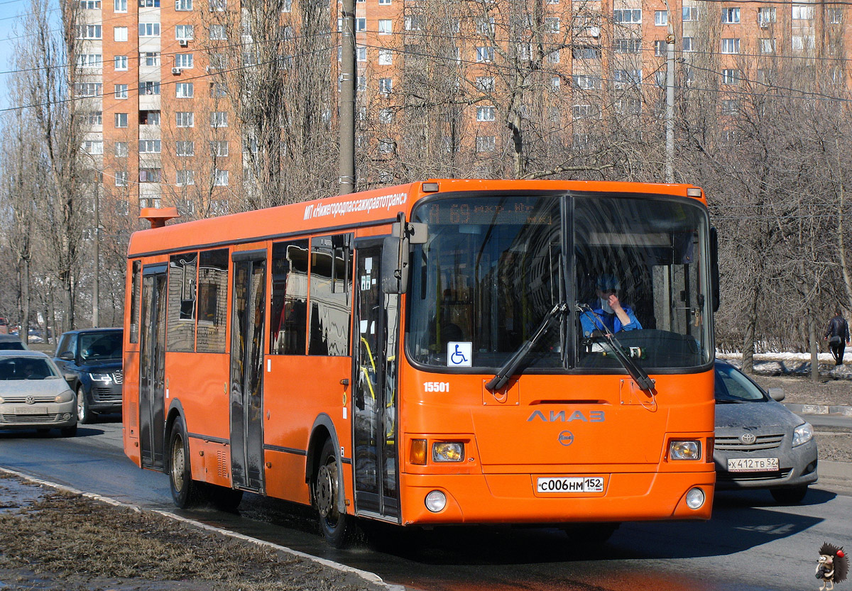 Нижегородская область, ЛиАЗ-5293.60 № 15501