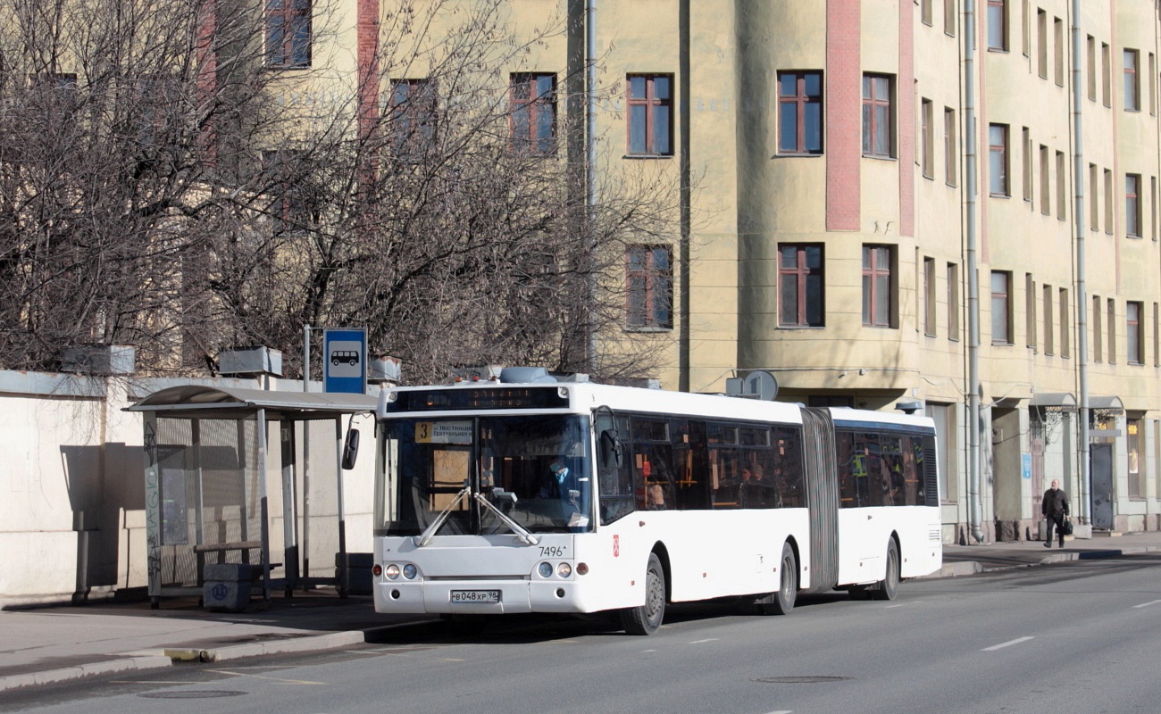 Санкт-Петербург, ЛиАЗ-6213.20 № 7496