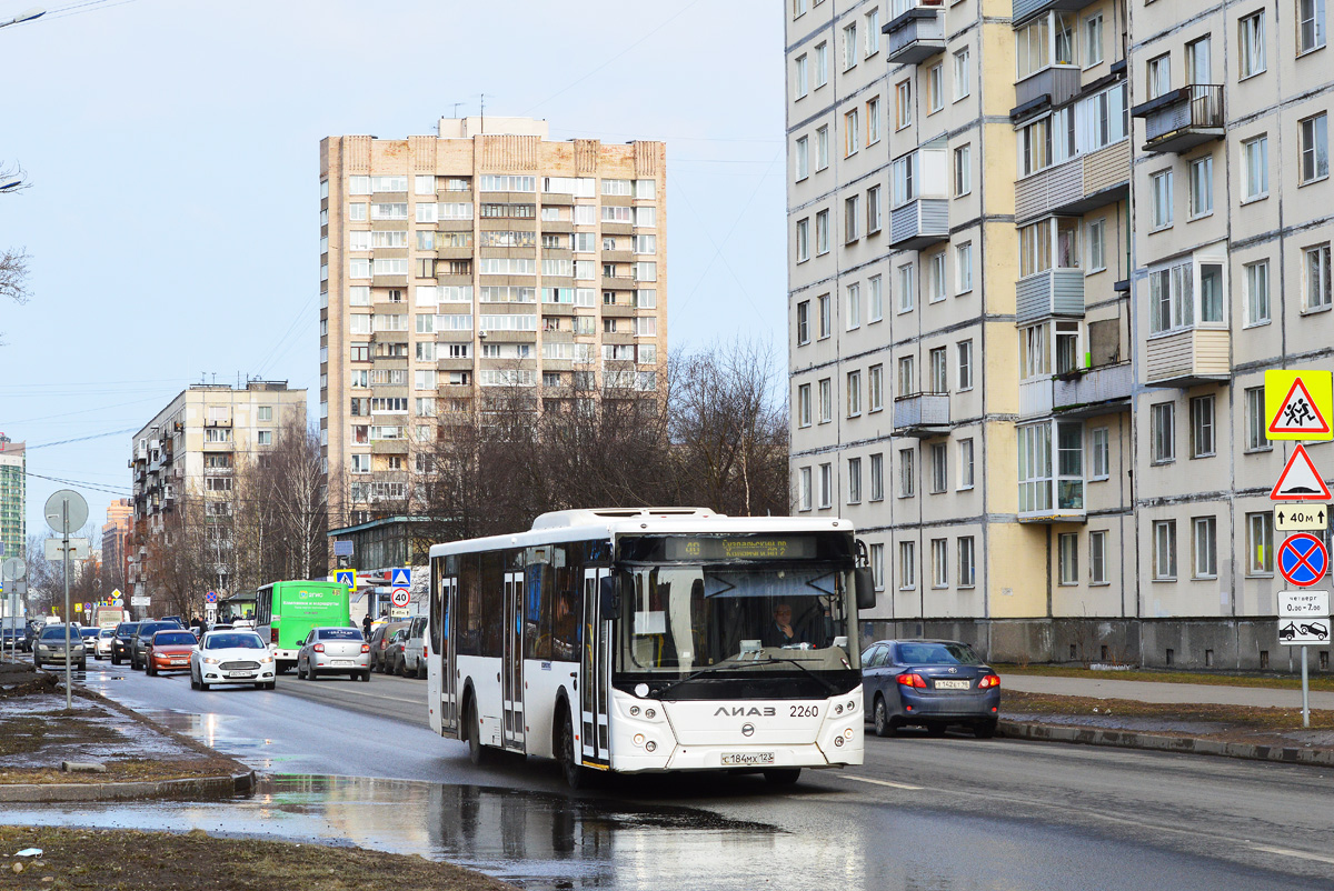 Санкт-Петербург, ЛиАЗ-5292.30 № 2260